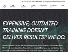 Tablet Screenshot of globalperformancegroup.com